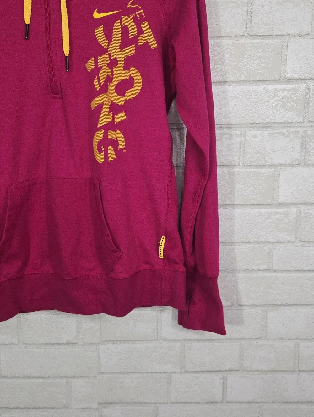 NIKE 1/4 zip hooded sweatshirt